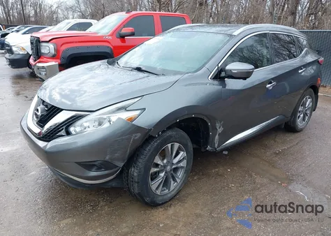 2015 Nissan Murano Sl from USA, damaged, VIN 5N1AZ2MH4FN201767